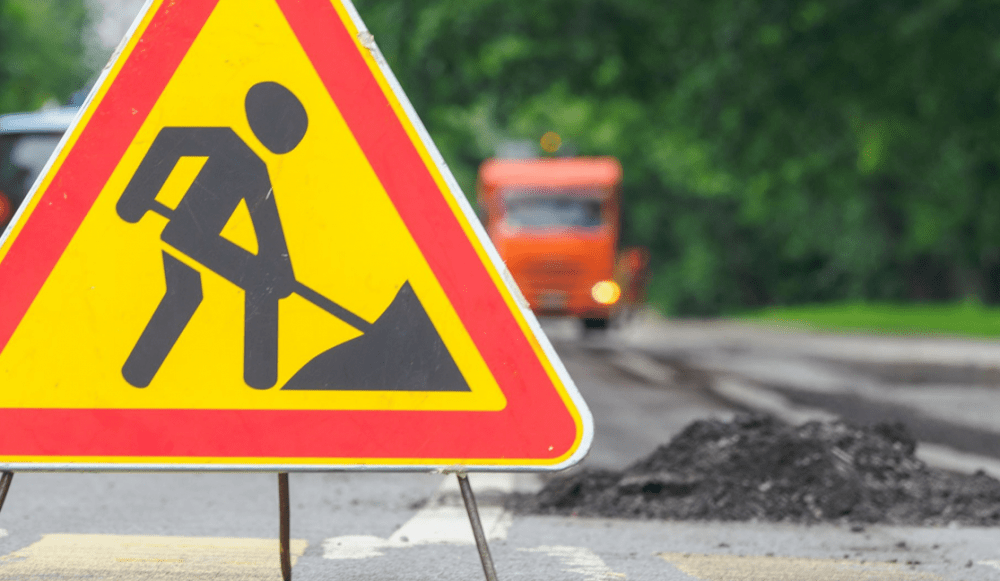 На этой неделе будет производиться ремонт автодороги М1-1/Е30 км 435-431 лево