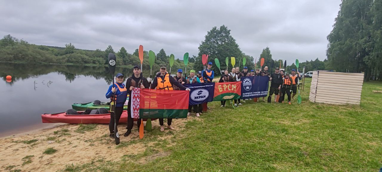 Молодежь «Экрана» «сплавилась» по Березине