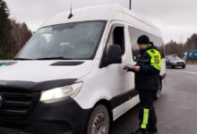 Маршрутный транспорт на контроле ГАИ