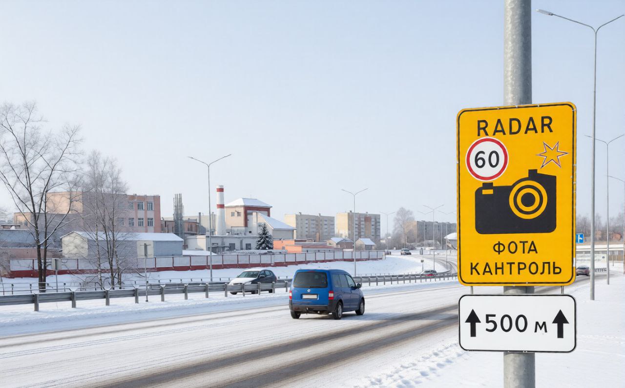 Места установки датчиков контроля скорости