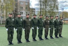 Районный этап военно-патриотической игры «Орленок» прошел в Борисове