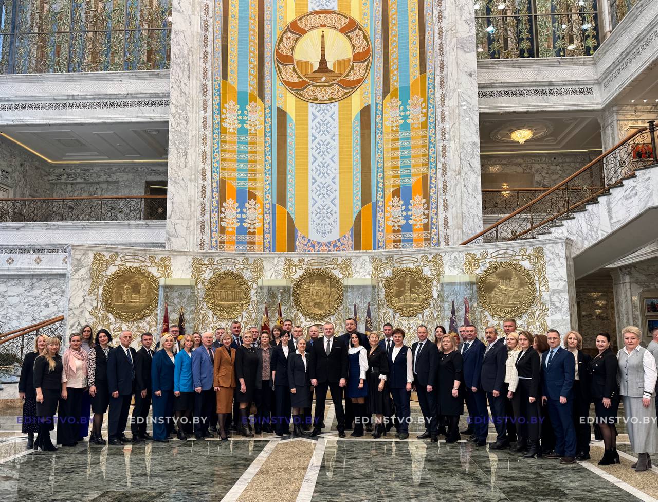Делегация Борисовского района побывала во Дворце Независимости Республики Беларусь