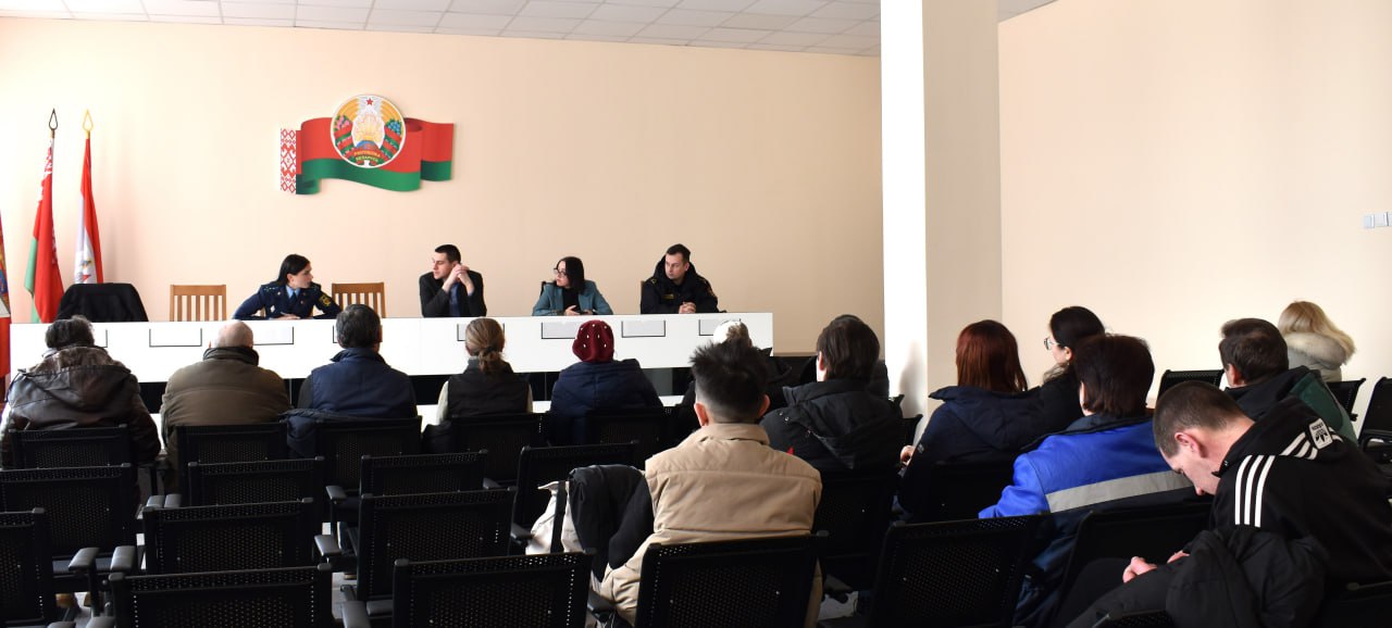 В Борисове прошло выездное заседание совета общественного пункта охраны правопорядка Центральный