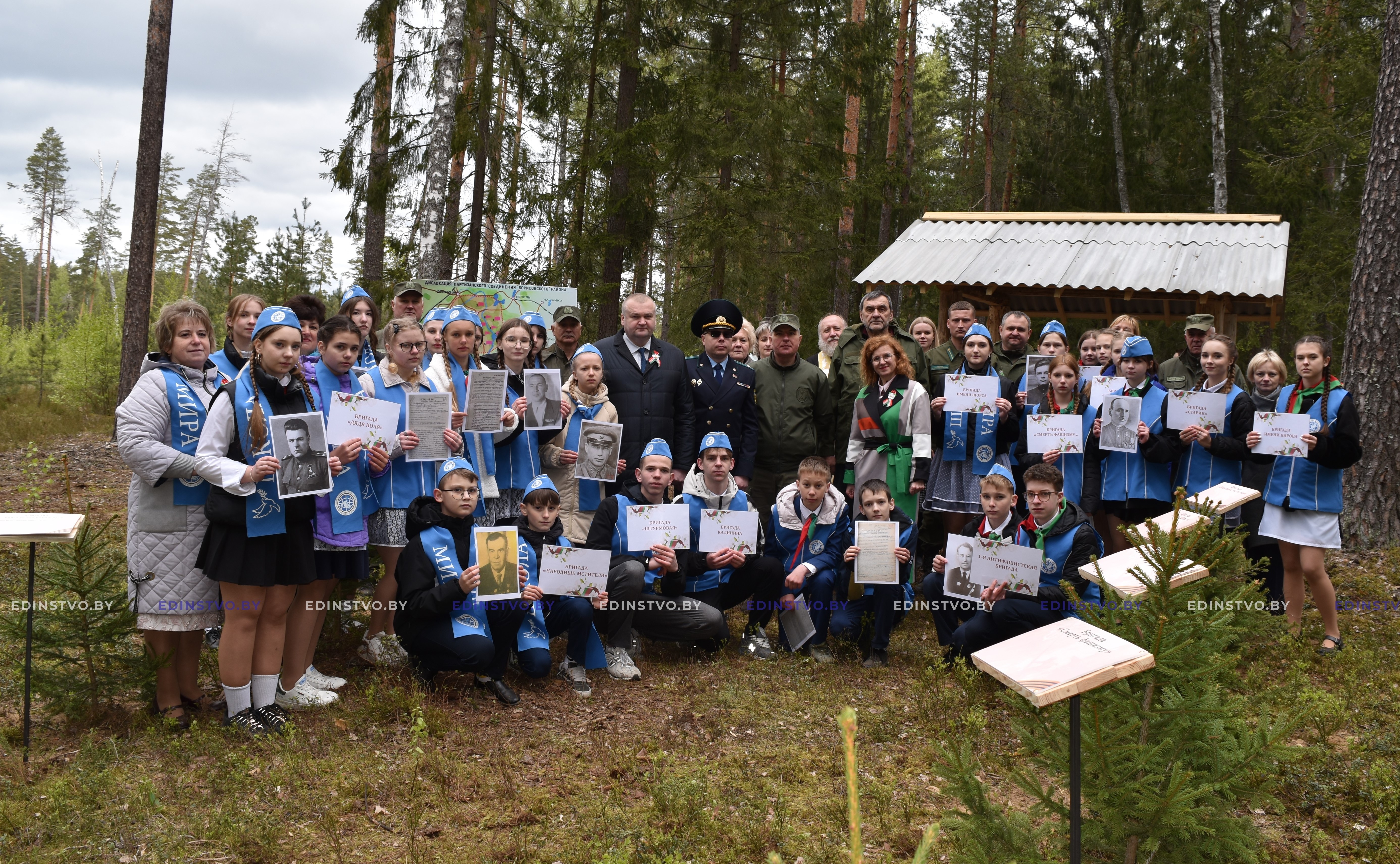 «Поляна партизан»: где на Борисовщине появилось новое памятное место
