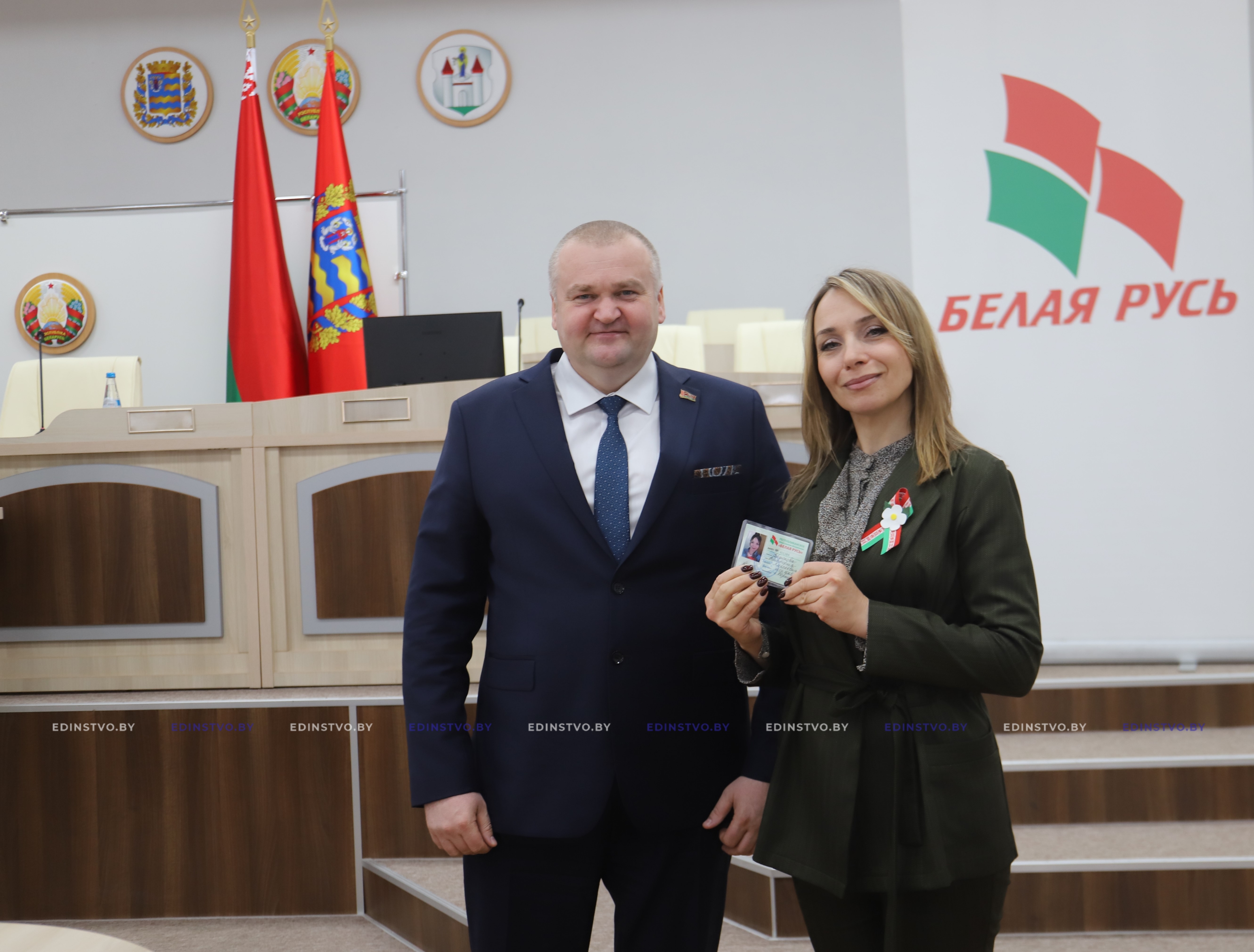 Накануне Дня Победы пополнились ряды общественного объединения «Белая Русь»