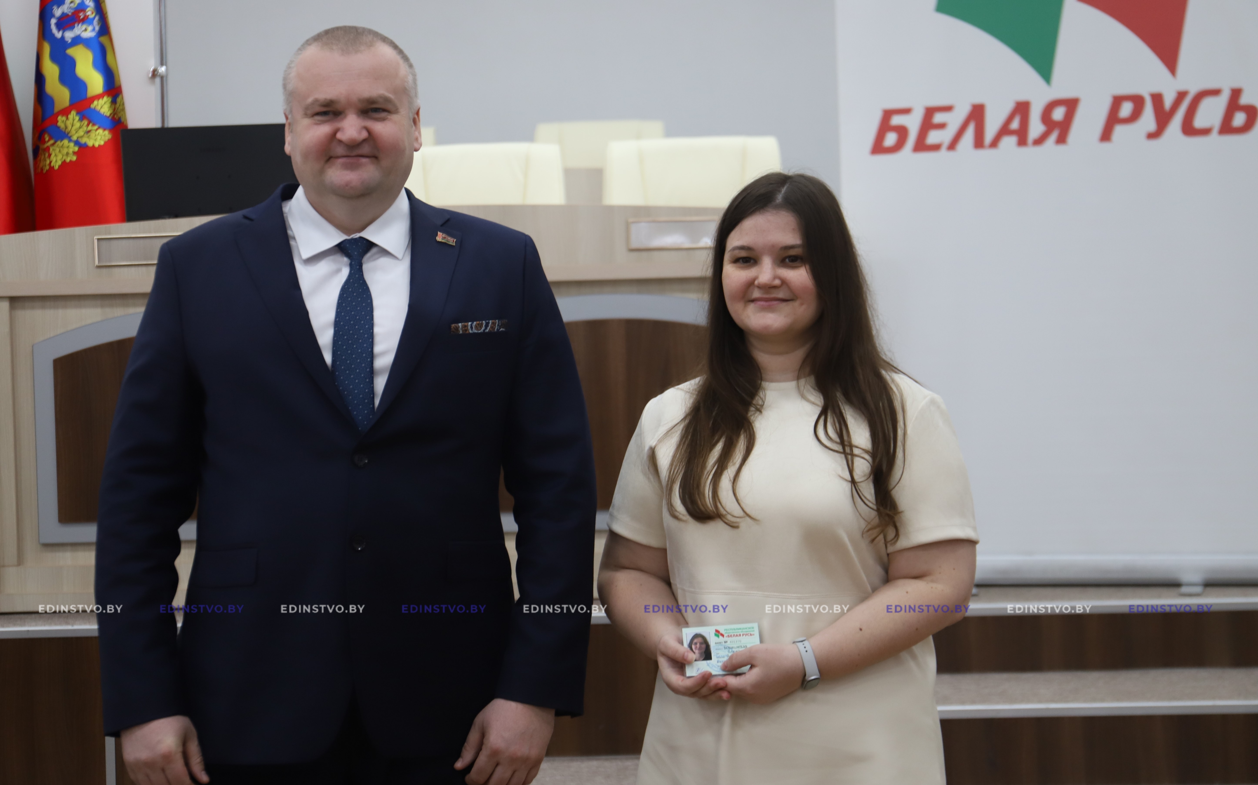 Накануне Дня Победы пополнились ряды общественного объединения «Белая Русь»