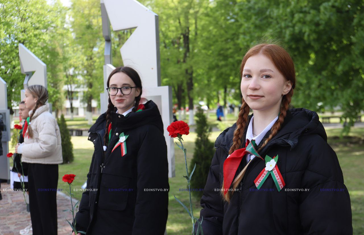 В Борисове открыли «Цифровую звезду» на Аллее Героев
