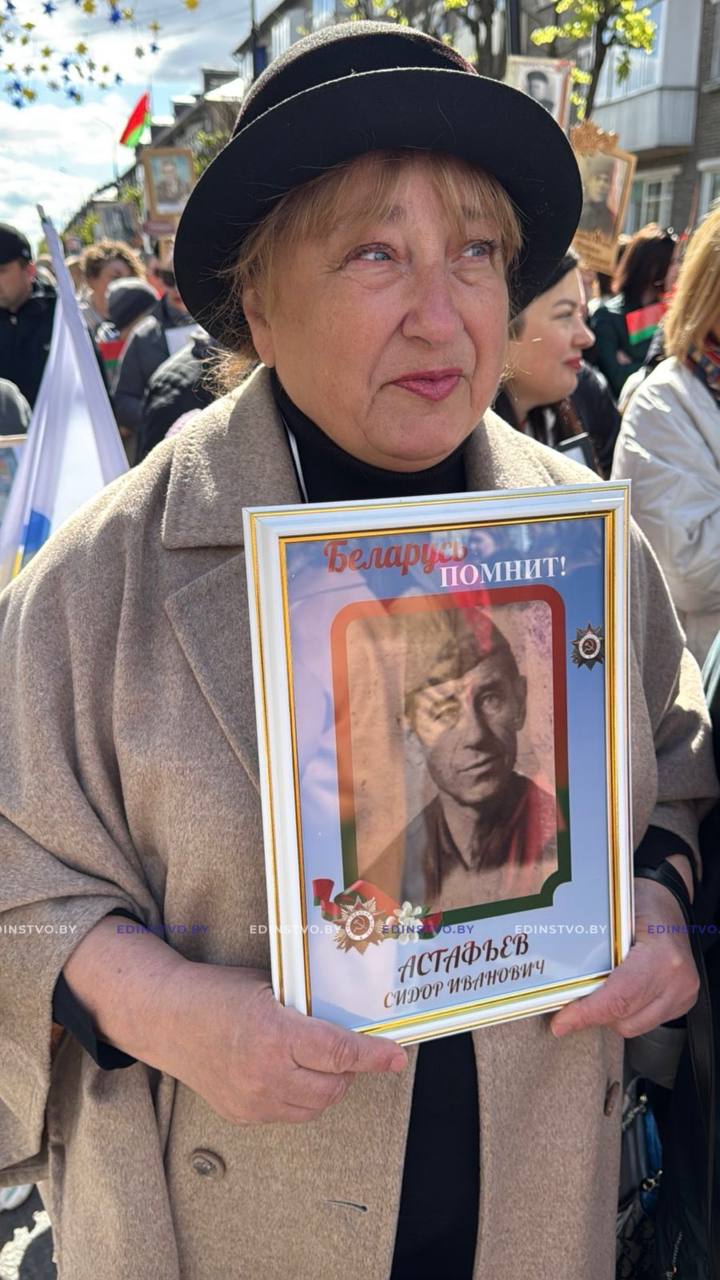 Борисовчане приняли участие в праздничном шествии ко Дню Победы. ФОТОРЕПОРТАЖ