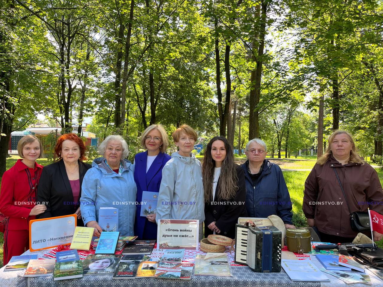 «Вечная им слава». В городском парке почтили память белорусов, погибших в годыВеликой Отечественной войны
