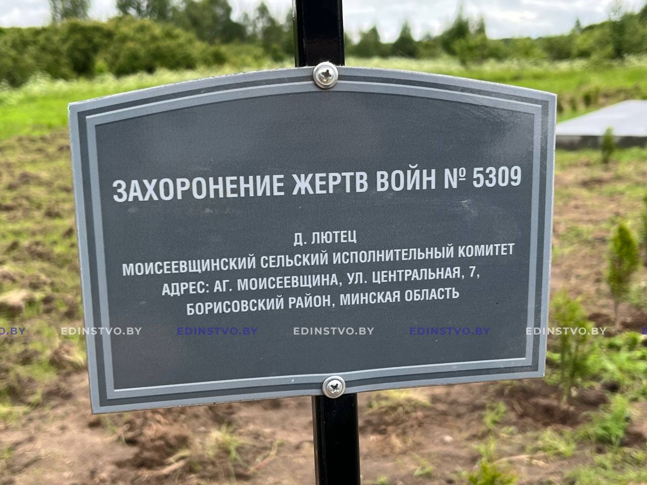 «Они любили жизнь…». Торжественное открытие обновленного памятника захороненияжертв геноцида состоялось в д. Лютец