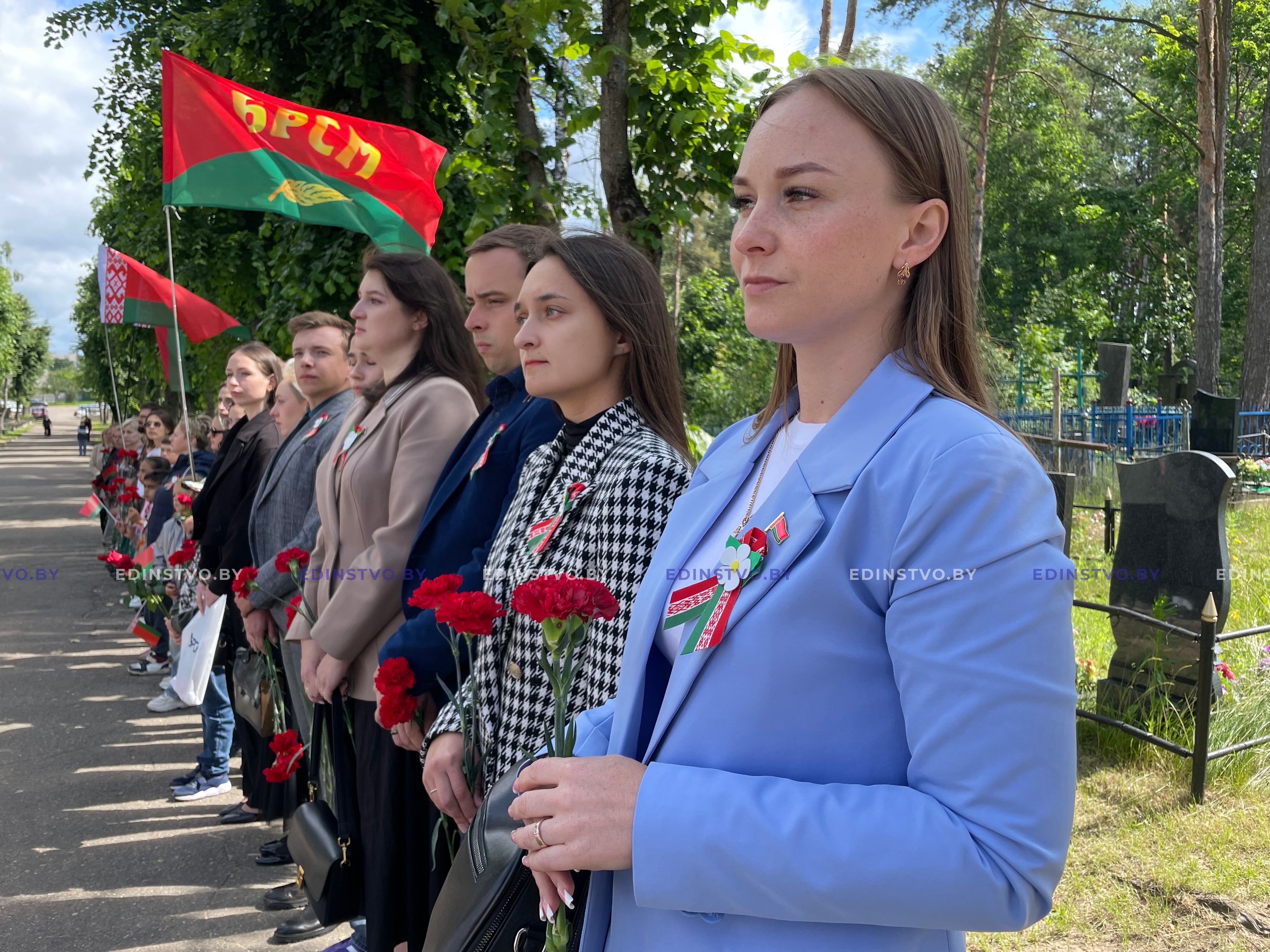 На Борисовщине прошли церемонии возложения цветов к памятникам