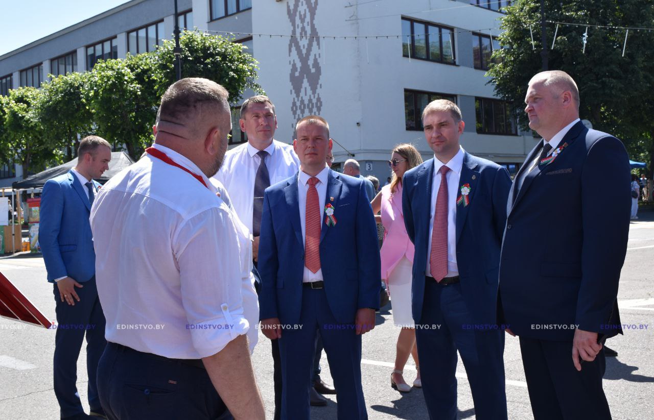 В Борисове продолжаются мероприятия, посвященные Дню Независимости РеспубликиБеларусь