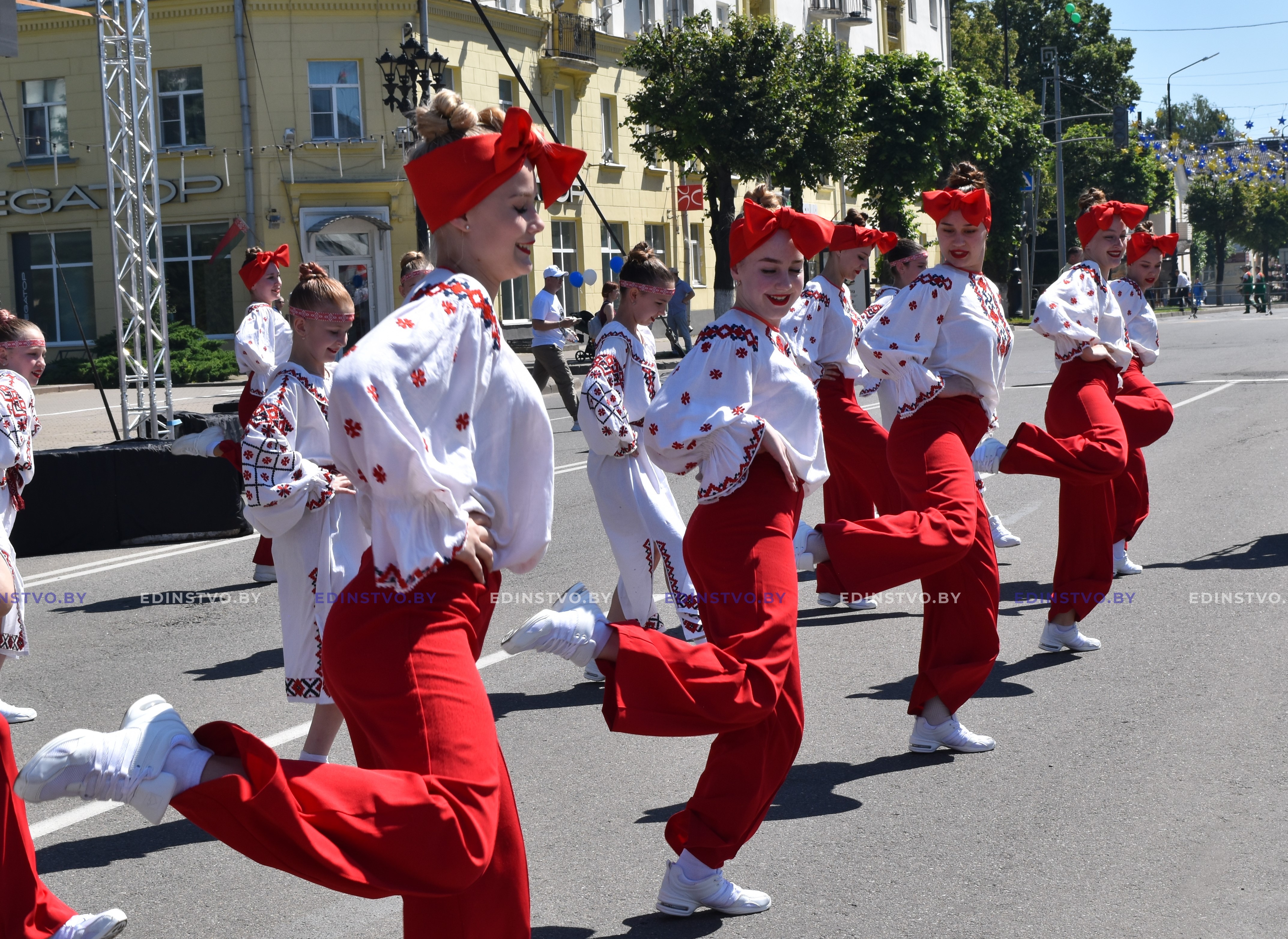 В Борисове продолжаются мероприятия, посвященные Дню Независимости РеспубликиБеларусь