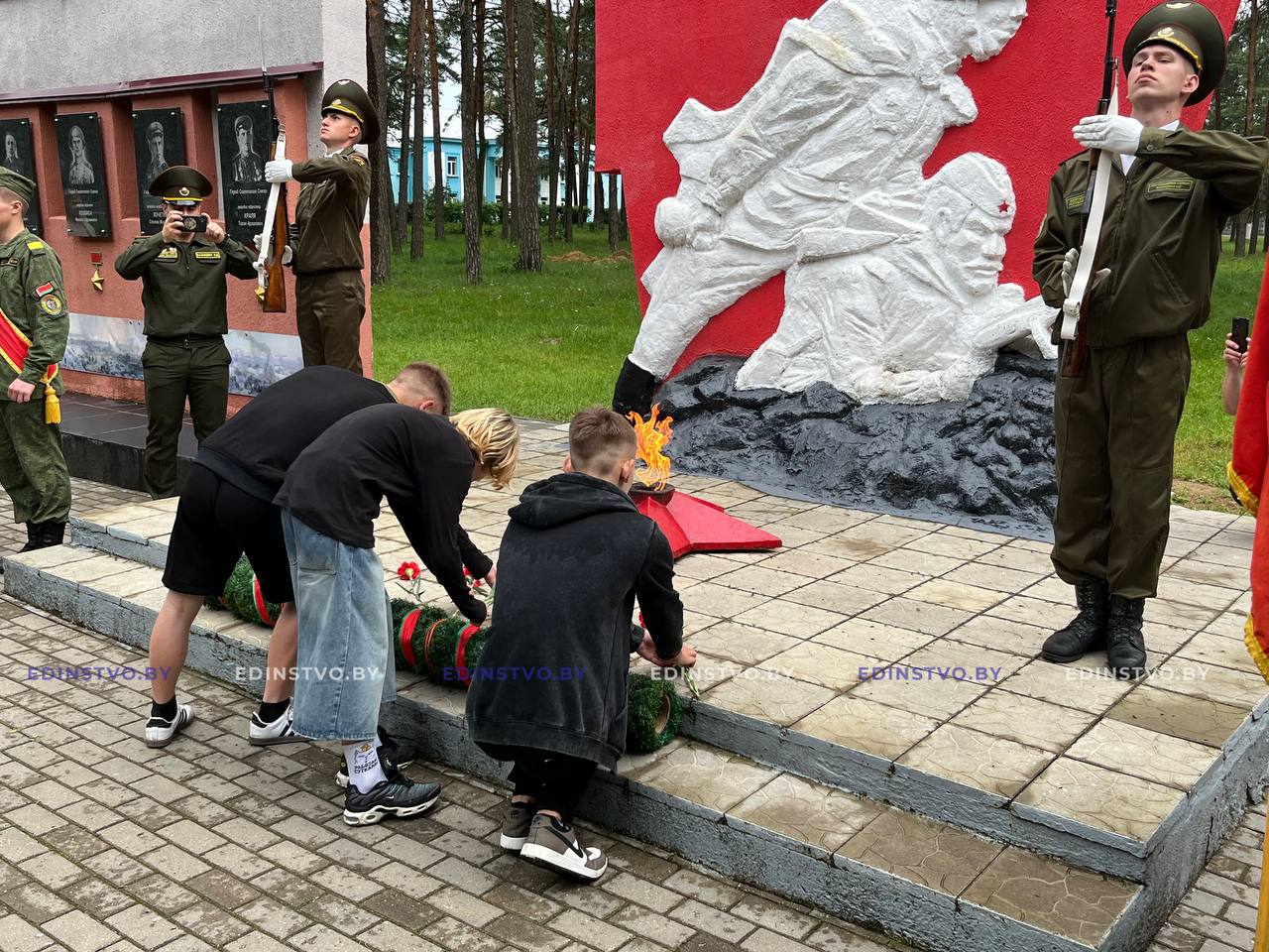 «Юность в сапогах»: в 72 ОУЦ открылись военно-патриотические лагеря