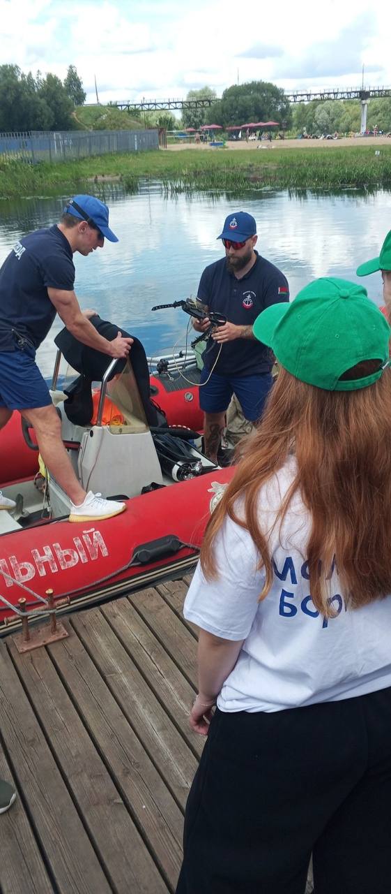 Один день с ОСВОД: как молодежь Борисова попробовала себя в роли спасателей