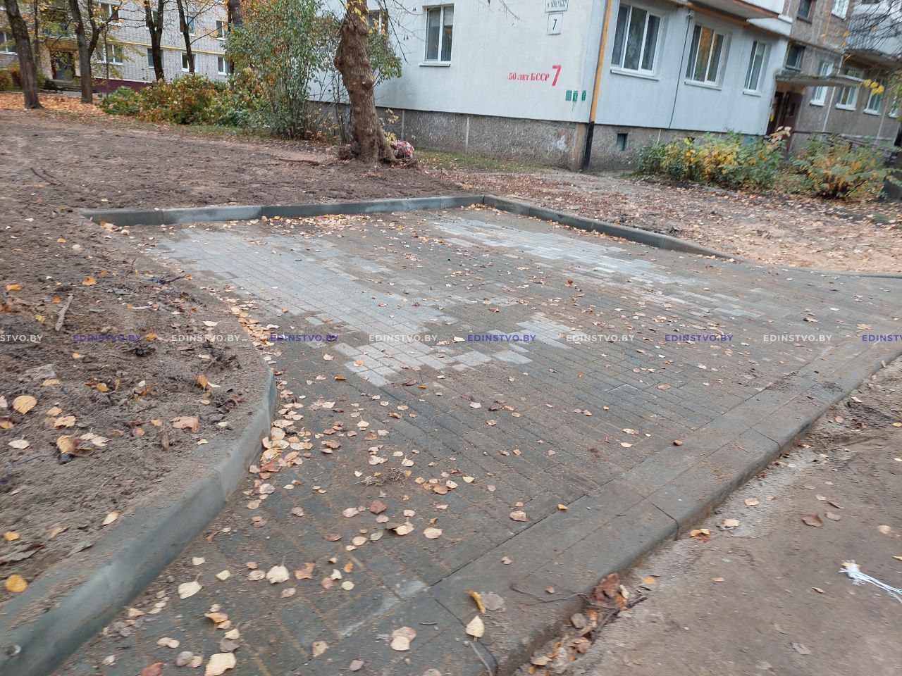 Где в Борисове обустроены две новые парковки 2 Где в Борисове обустроены две новые парковки