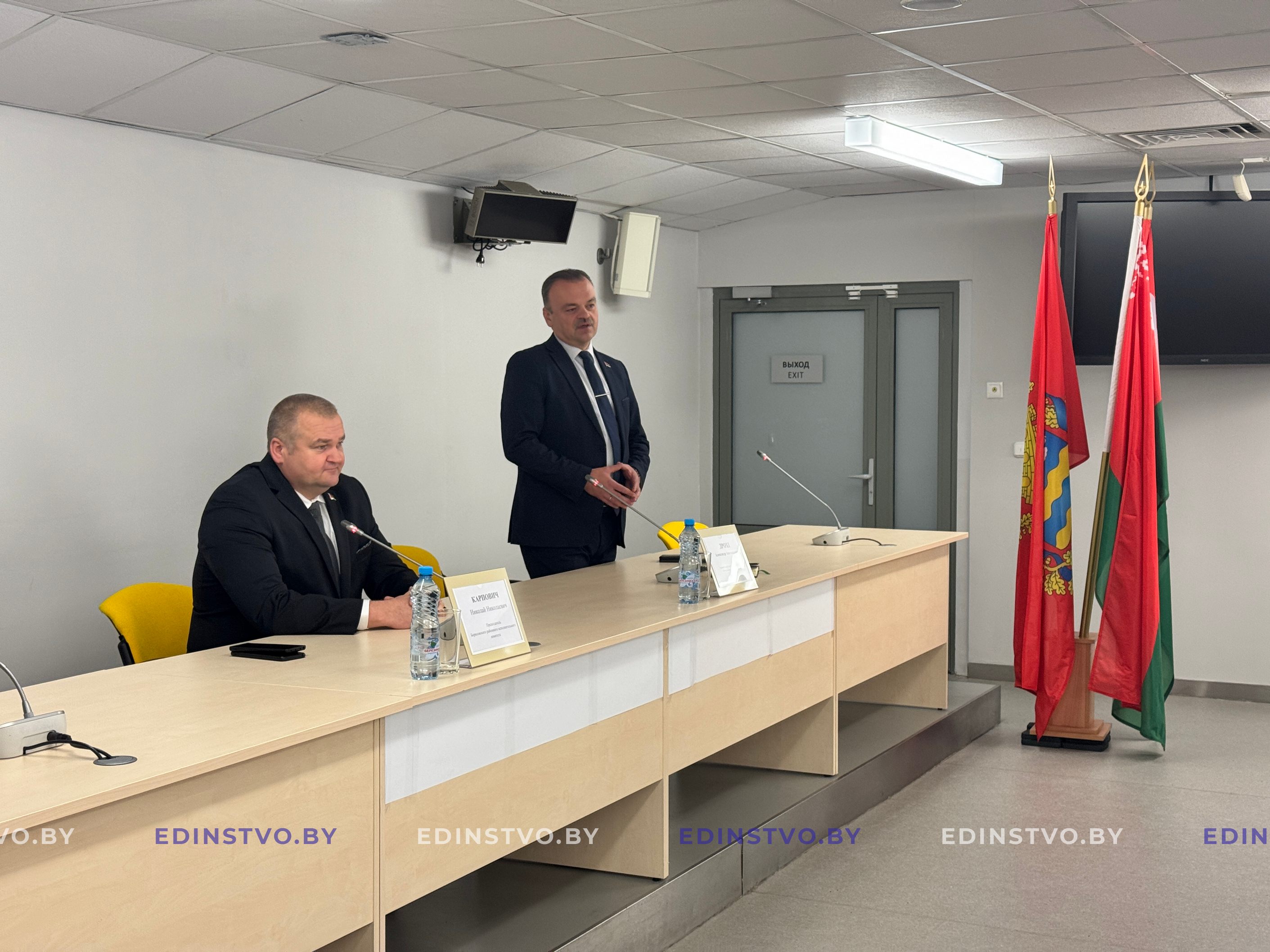 Студенты БГМУ посетили Борисовскую ЦРБ и встретились с руководством района