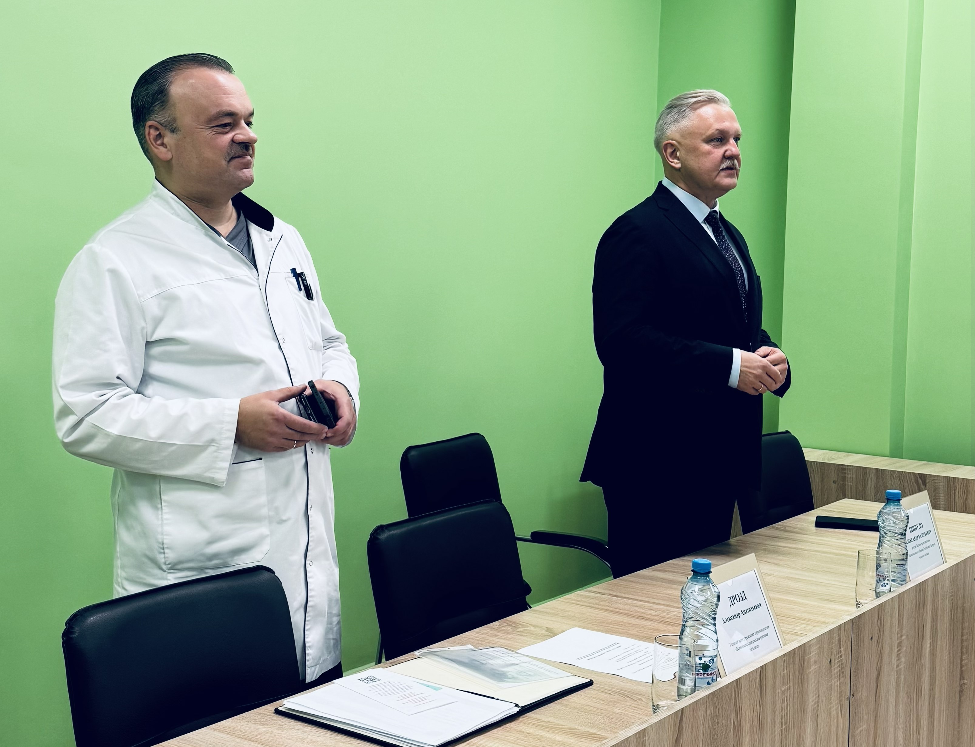 Студенты БГМУ посетили Борисовскую ЦРБ и встретились с руководством района