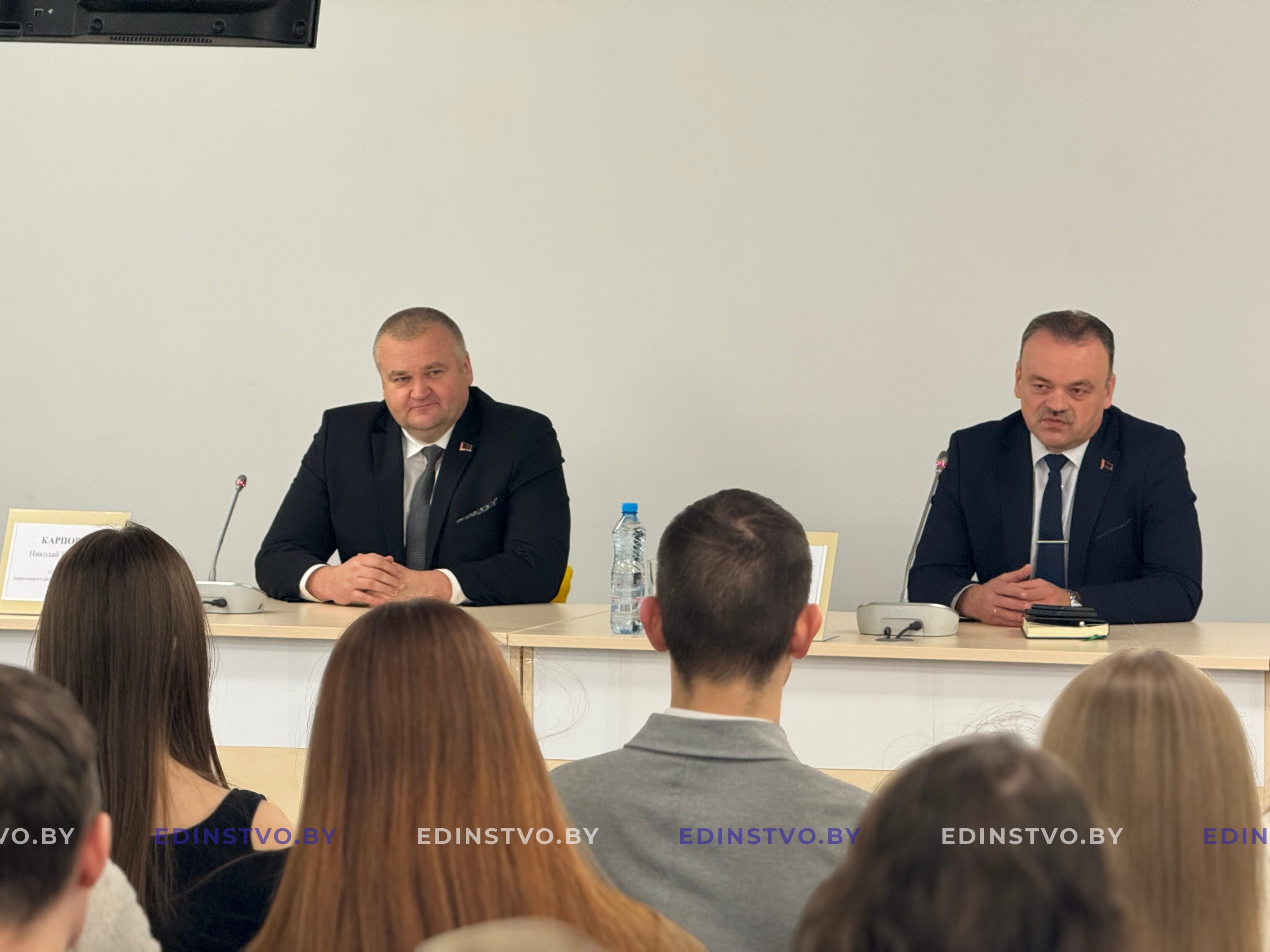 Студенты БГМУ посетили Борисовскую ЦРБ и встретились с руководством района