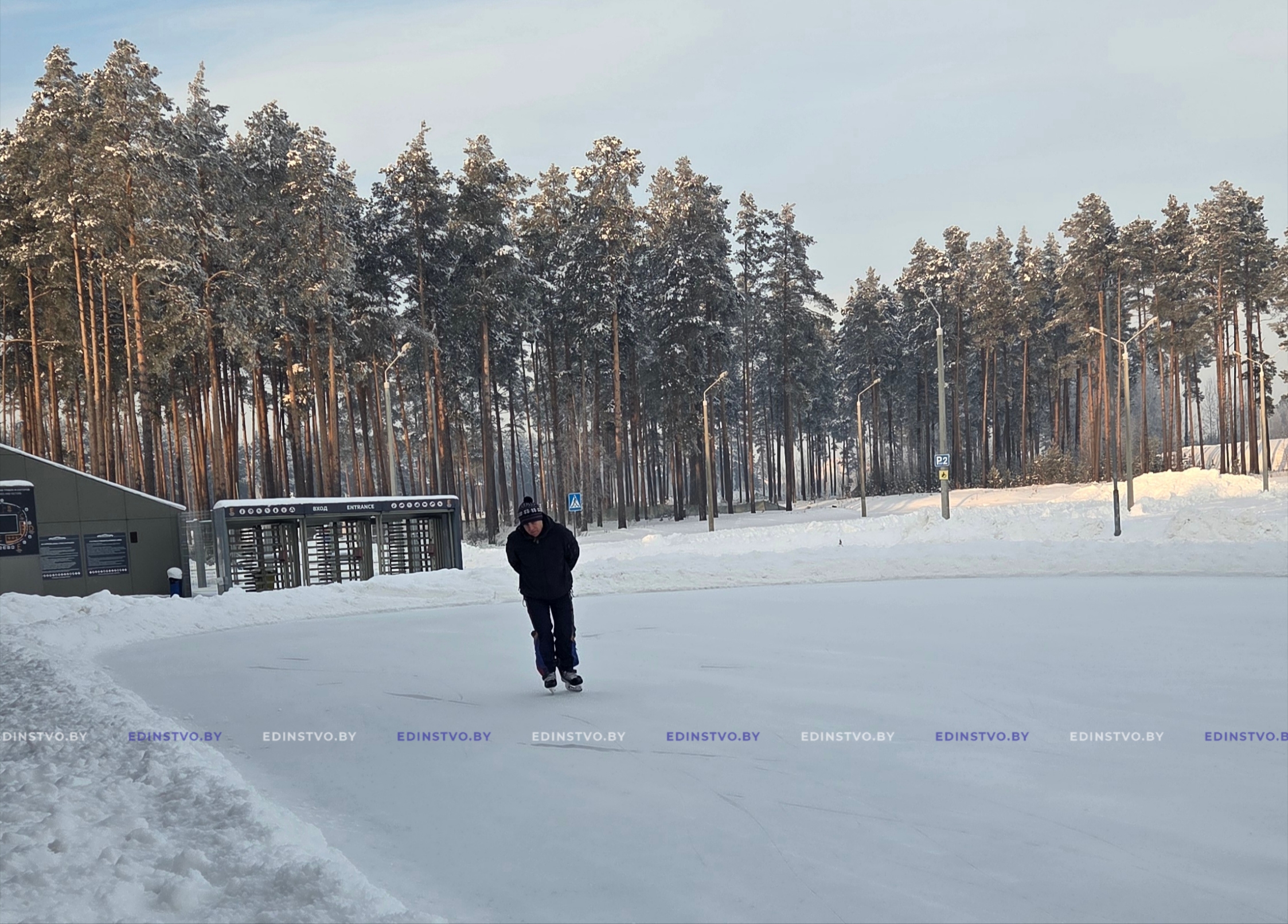 На базе «Борисов-Арены» открылся второй в городе открытый каток 2 На базе «Борисов-Арены» открылся второй в городе открытый каток