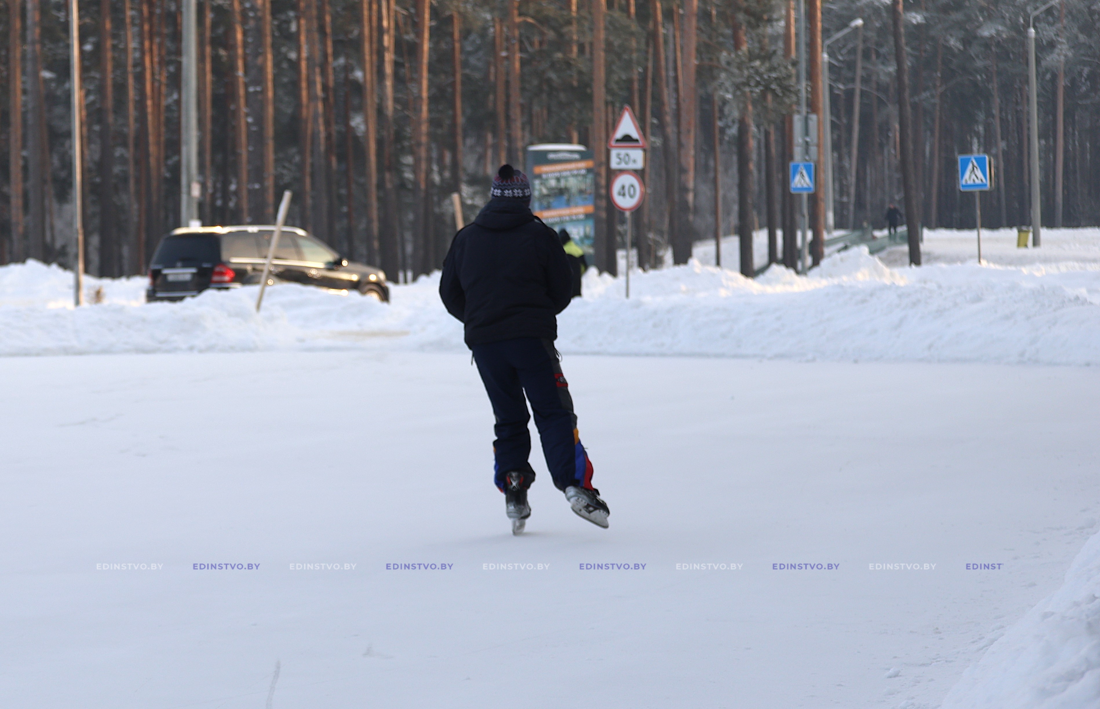 На базе «Борисов-Арены» открылся второй в городе открытый каток 9 На базе «Борисов-Арены» открылся второй в городе открытый каток