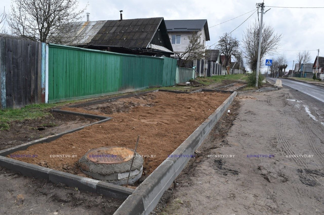 Первая в сезоне: на ул. Адамовича в Борисове начался текущий ремонт