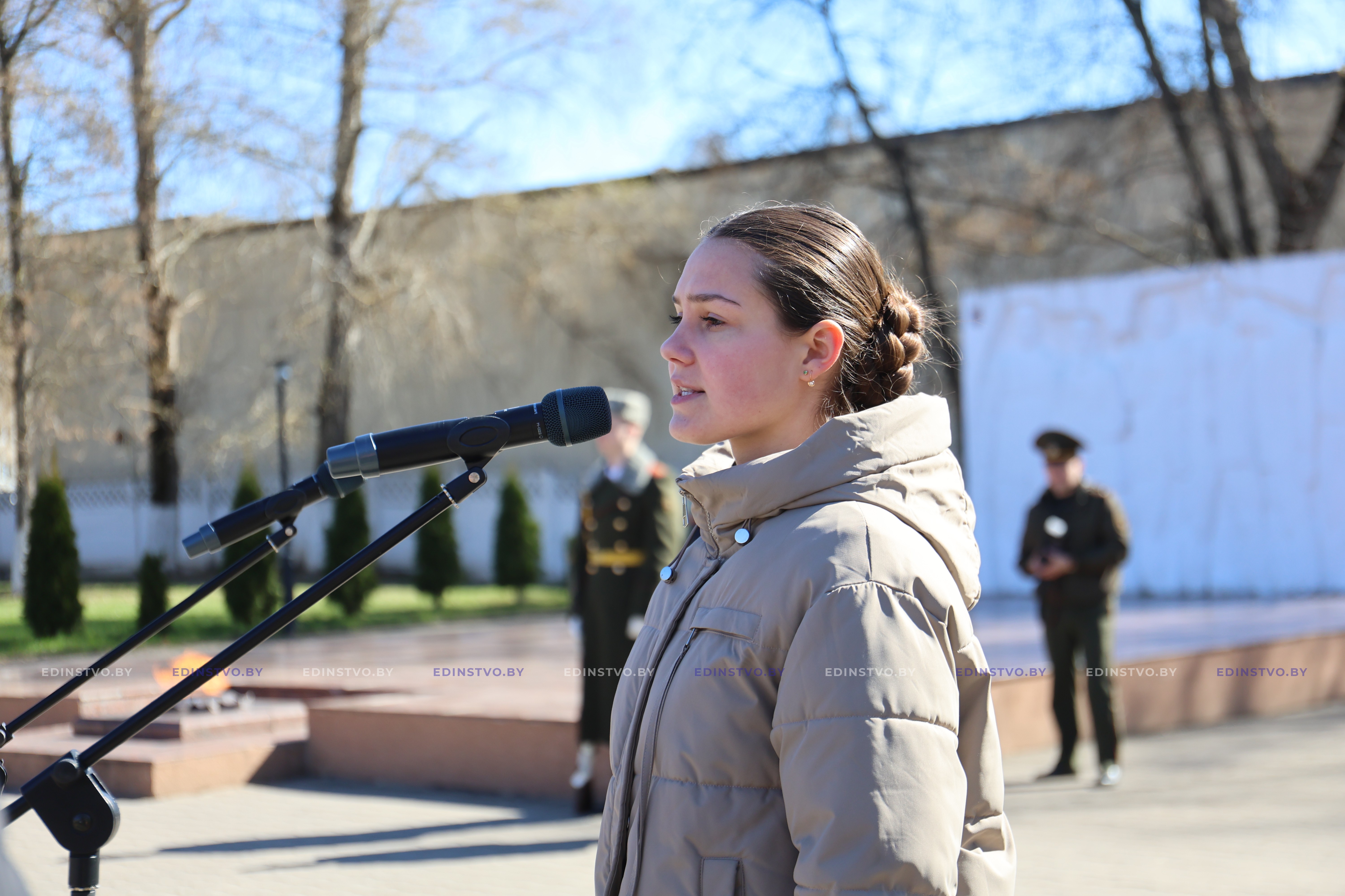Накануне Международного дня освобождения узников фашистских концлагерей вБорисове прошел митинг