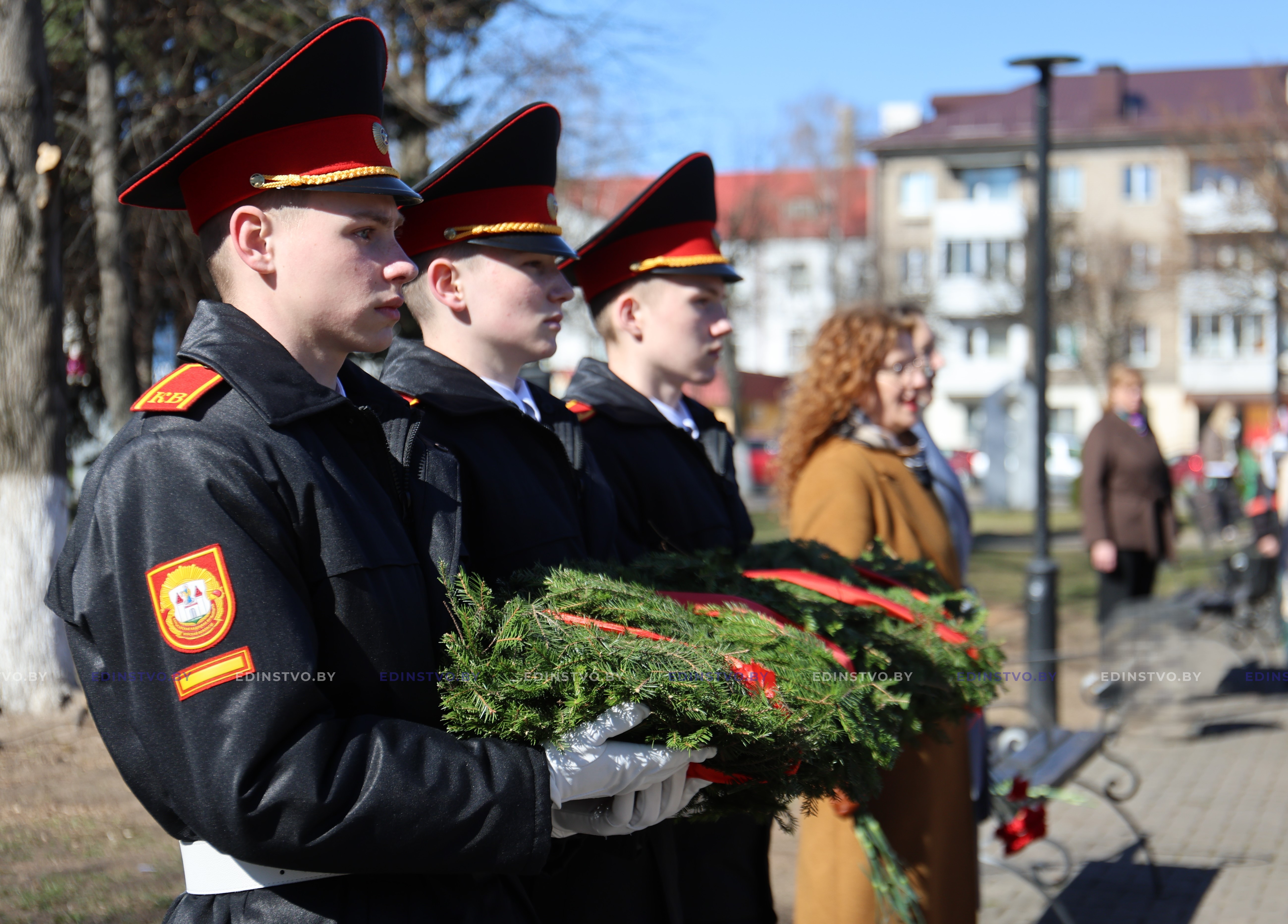 Накануне Международного дня освобождения узников фашистских концлагерей вБорисове прошел митинг