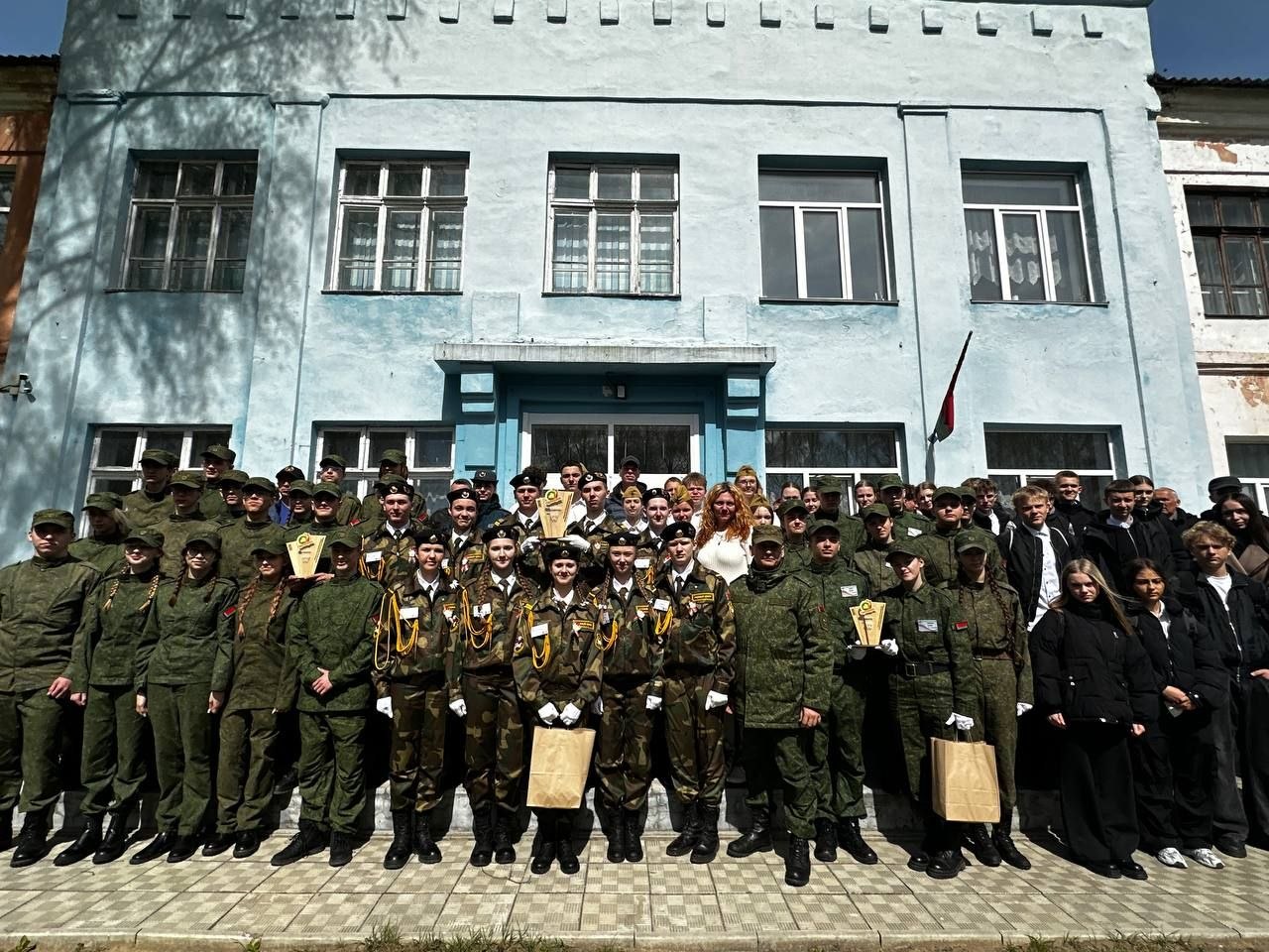 Районный этап военно-патриотической игры «Орленок» прошел в Борисове