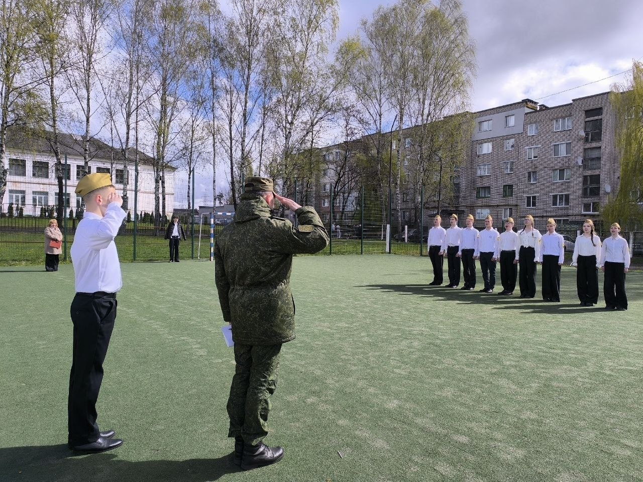 Районный этап военно-патриотической игры «Орленок» прошел в Борисове